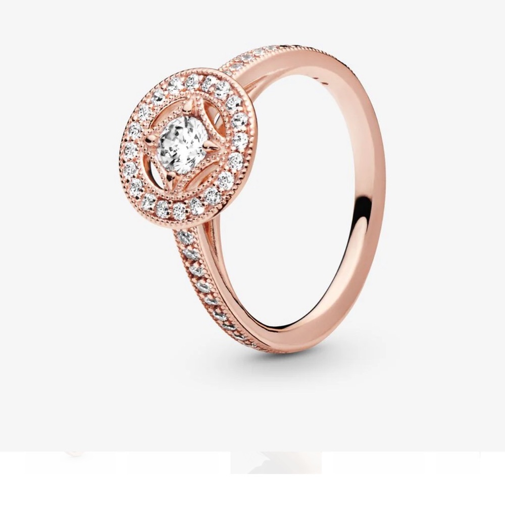 Pandora ring 6 / 52 plated in rose gold